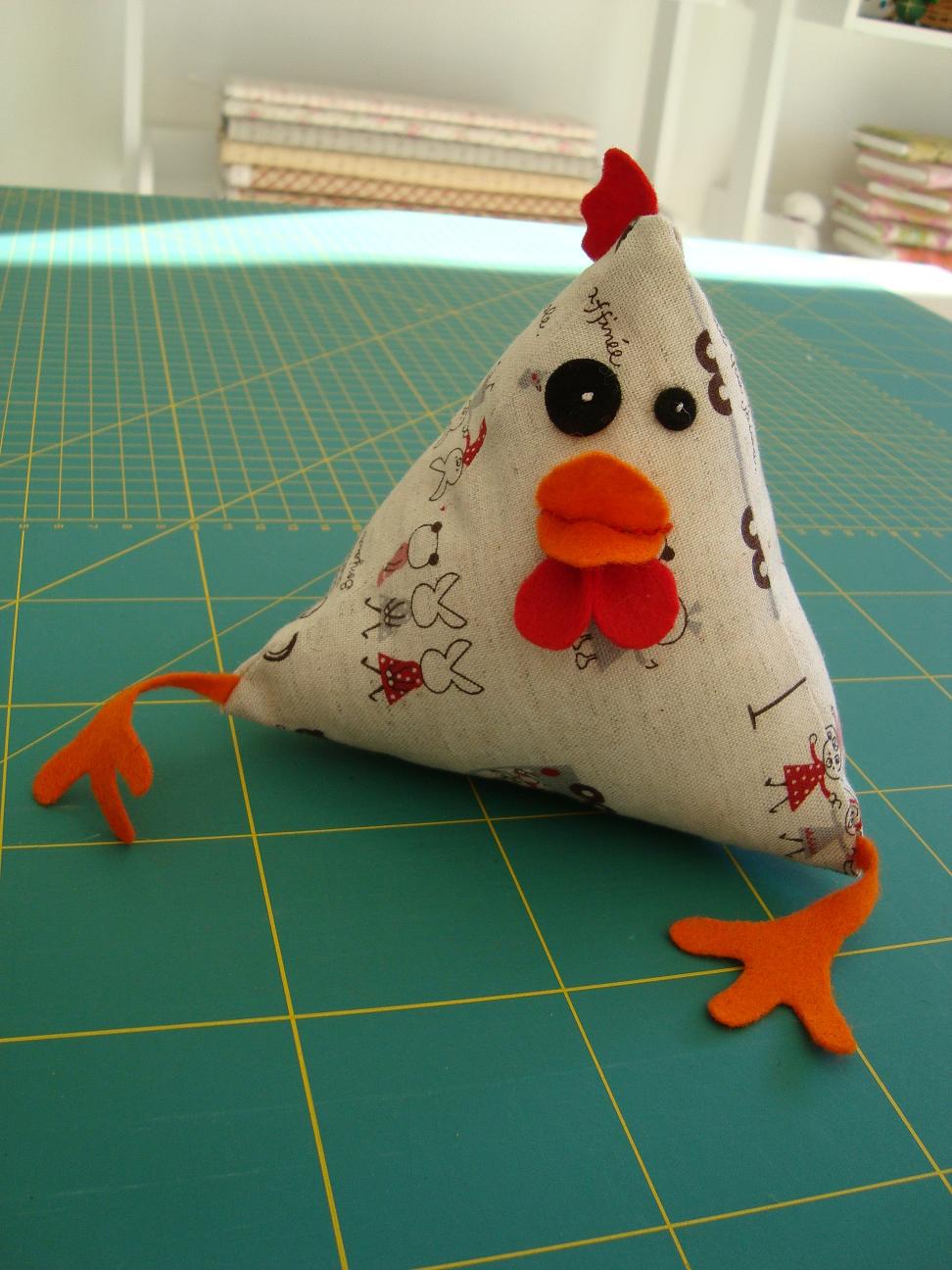 patron patchwork poule
