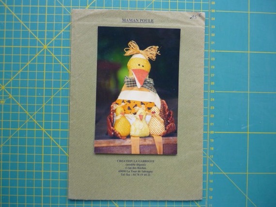 patron patchwork poule