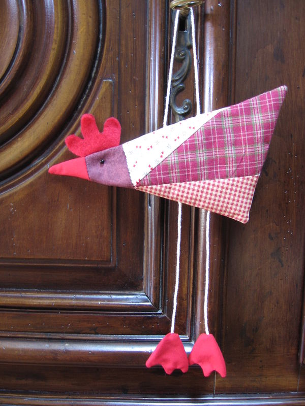 patron patchwork poule