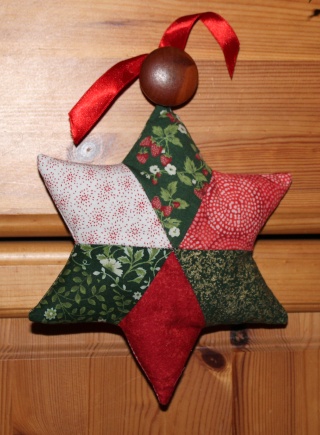 patron couronne noel patchwork