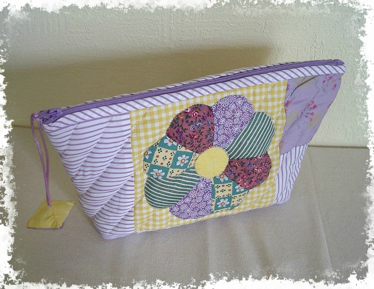 patron gratuit pochette patchwork