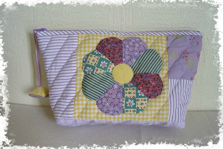 patron gratuit pochette patchwork