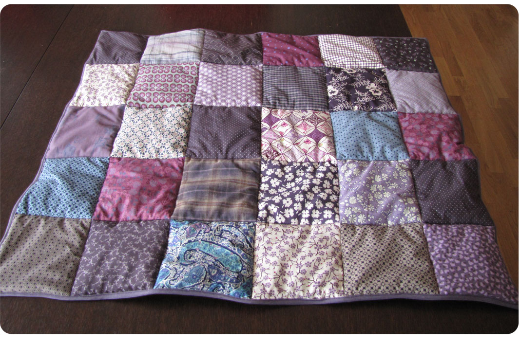 patron patchwork couverture bebe