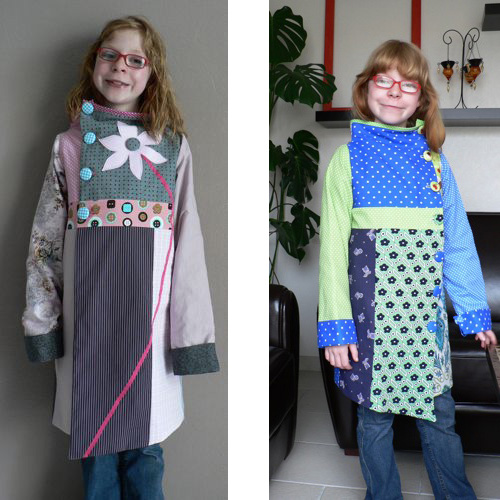 patron robe patchwork