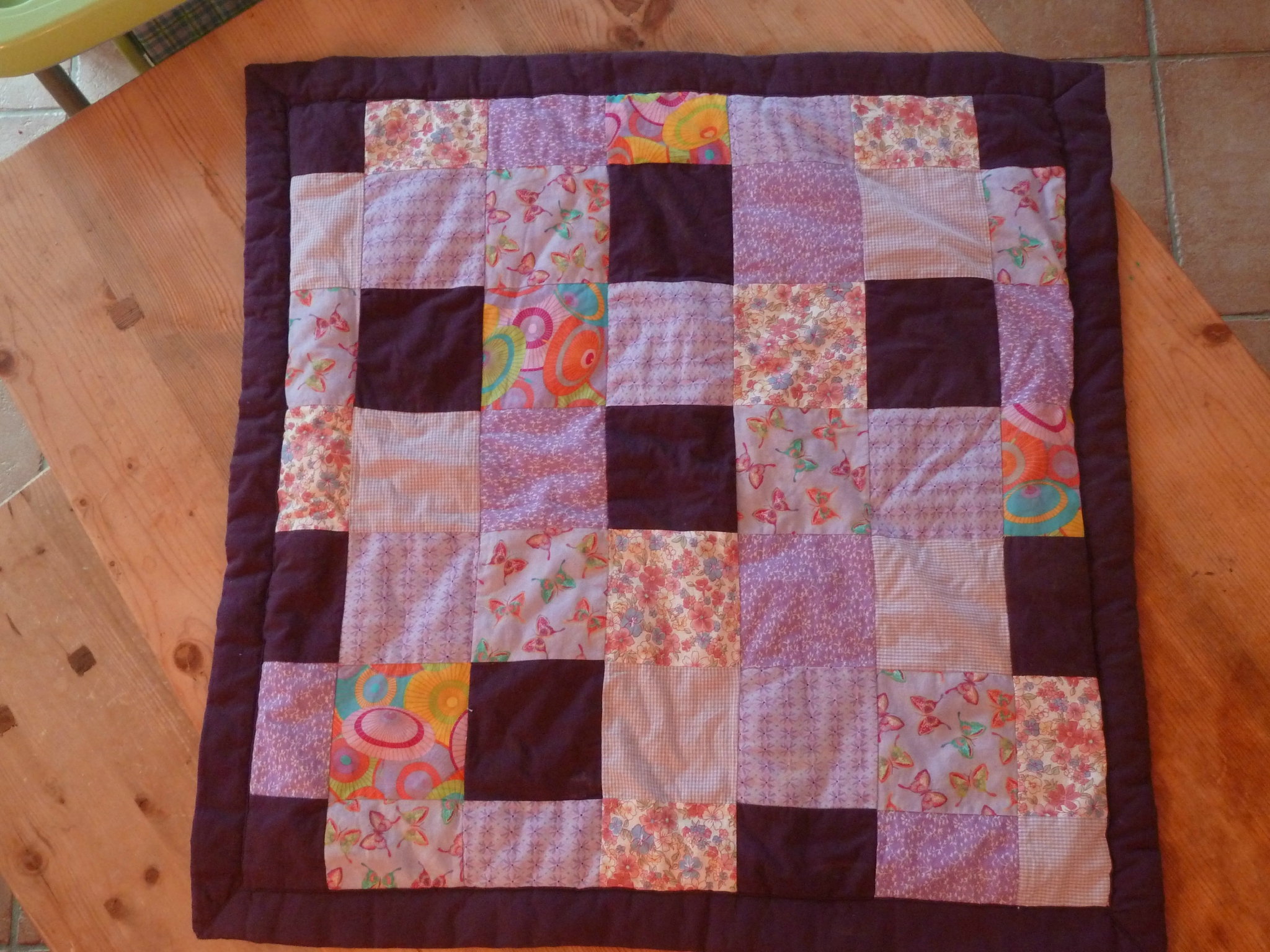 patron couverture patchwork