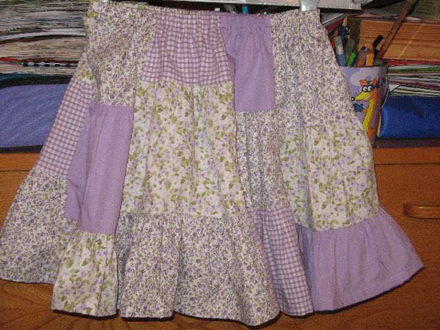 patron jupe patchwork