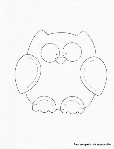 patron patchwork hibou