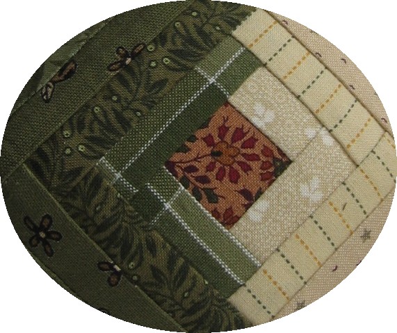 patron patchwork log cabin