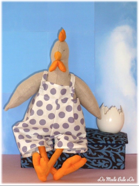 patron poule patchwork