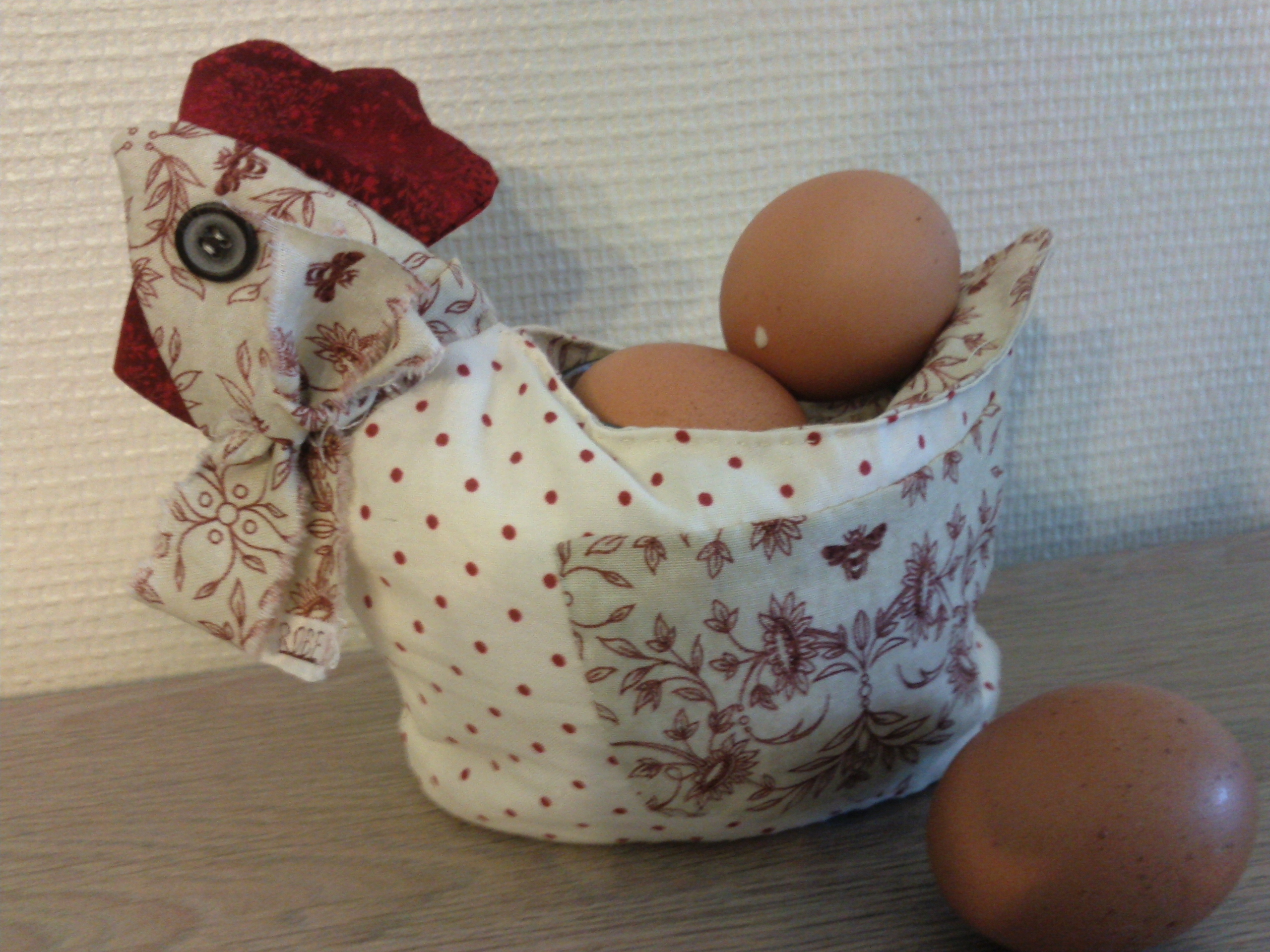 patron poule patchwork