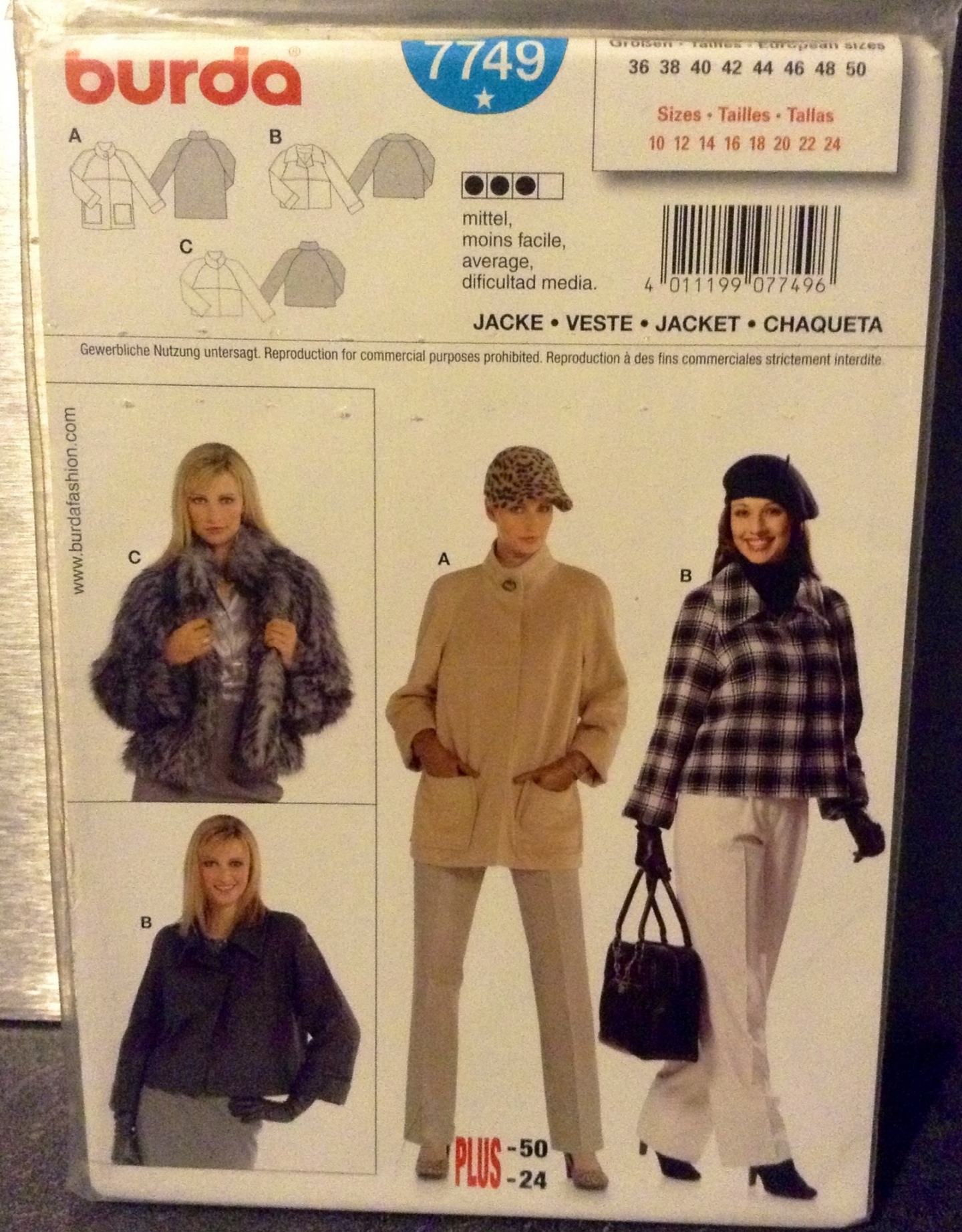 patron veste patchwork