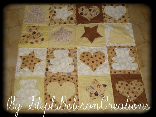 patron couverture bebe patchwork