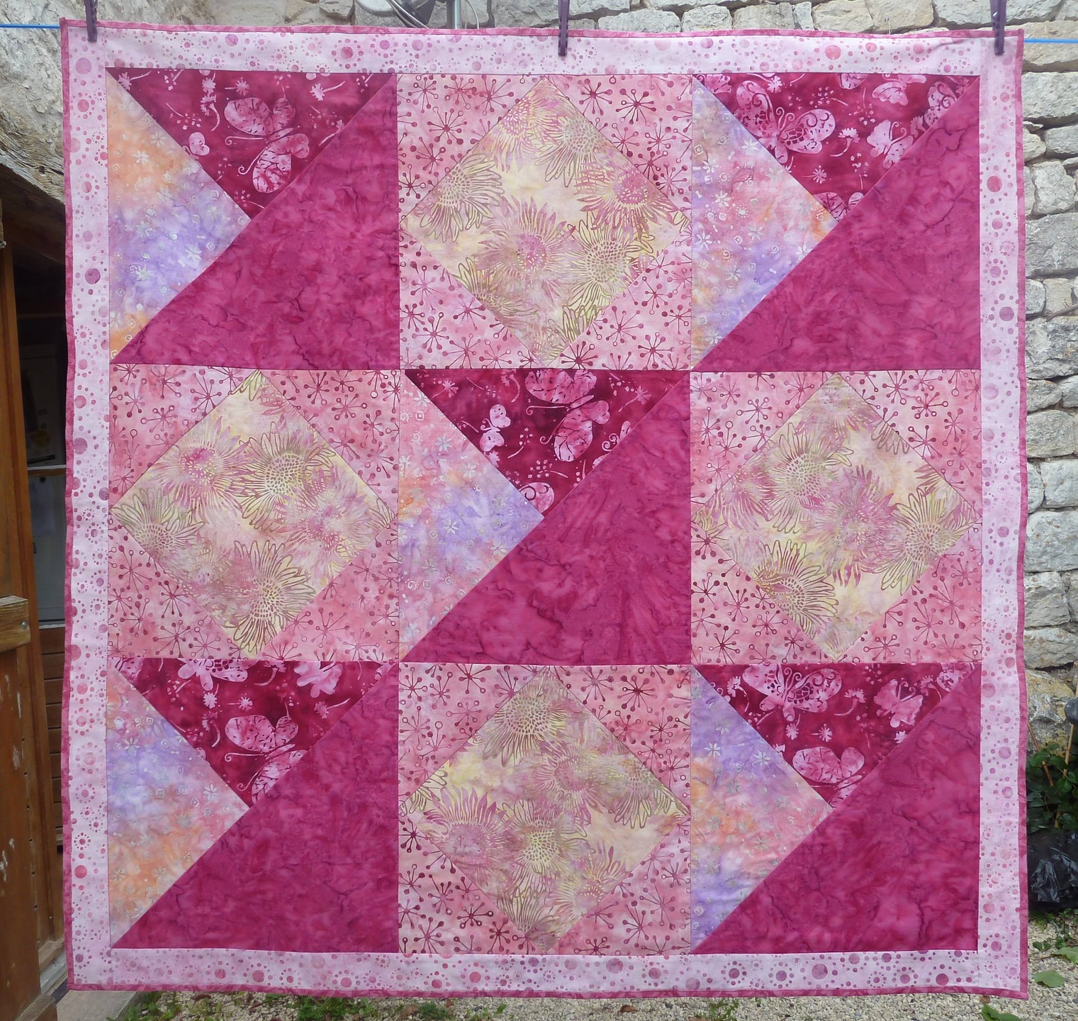 patron dessus de lit patchwork
