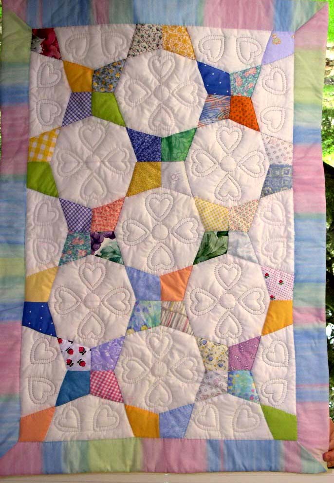 patron dessus de lit patchwork