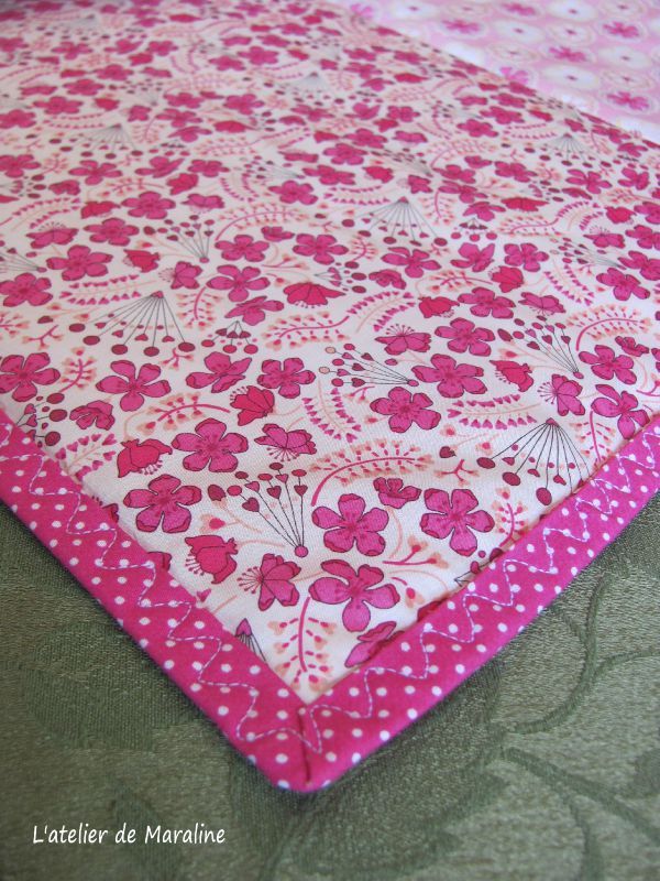 patron dessus de lit patchwork