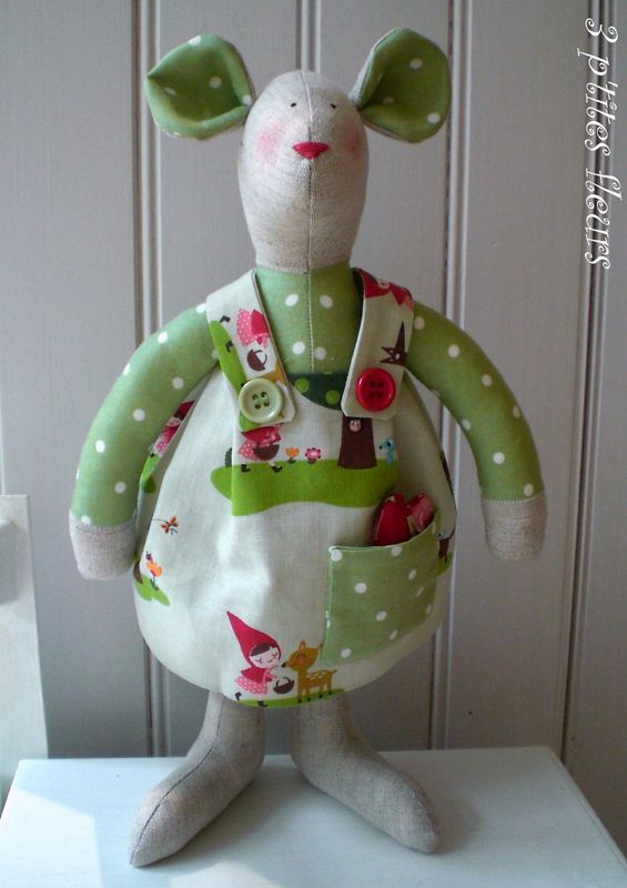 patron souris patchwork