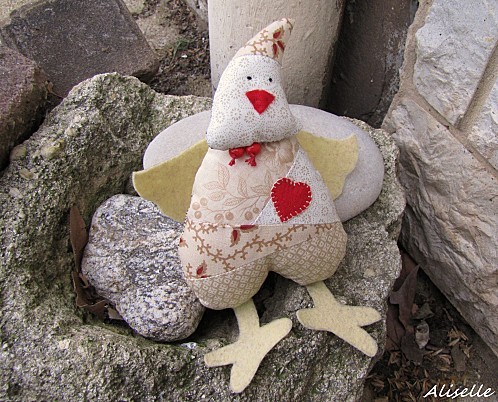 patron coeur patchwork