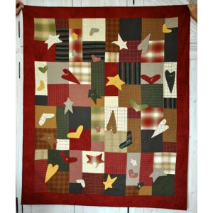 patron coeur patchwork