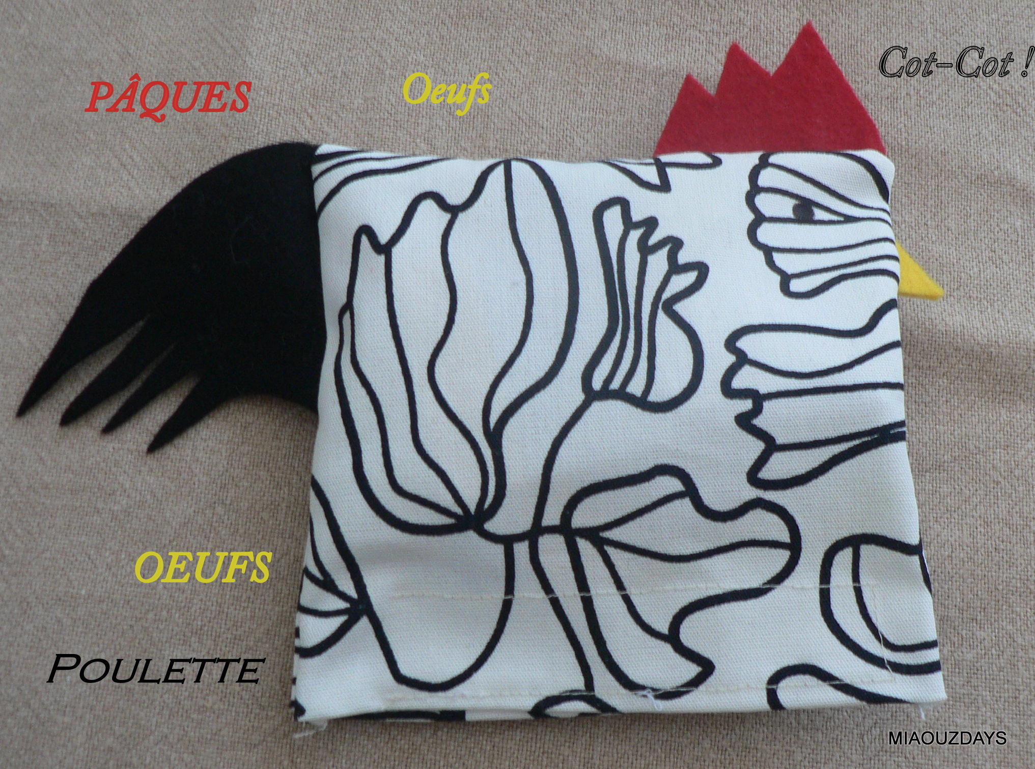 patron coq patchwork