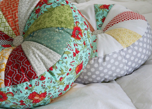 patron coussin patchwork