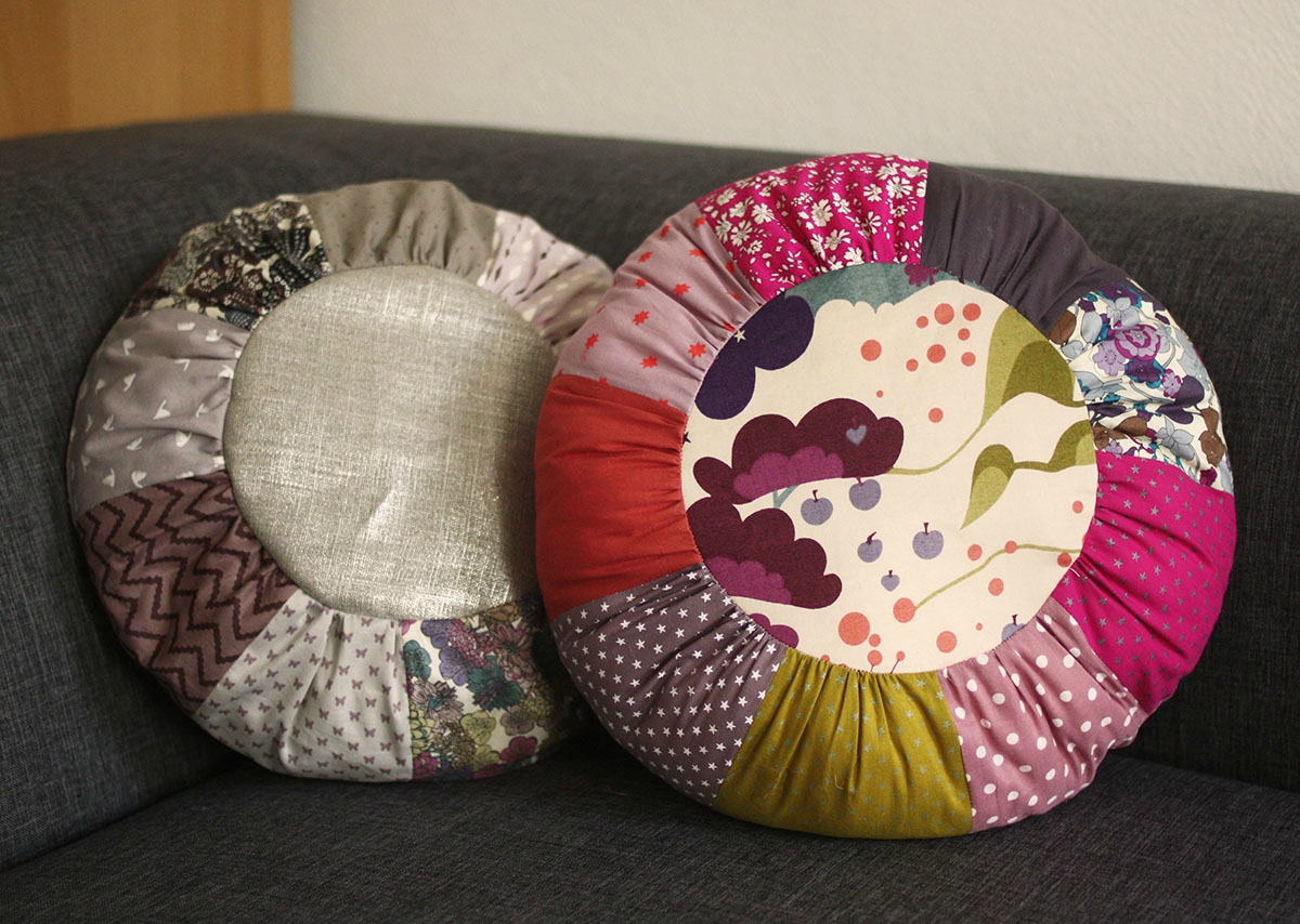 patron coussin patchwork