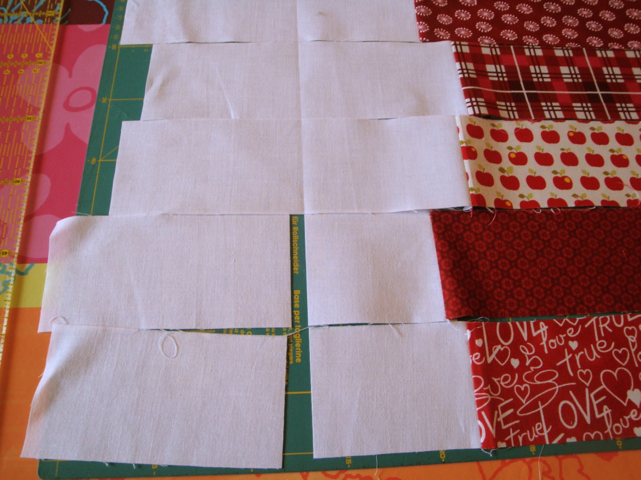 patron coussin patchwork