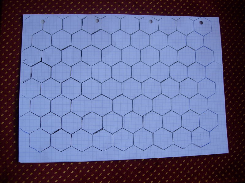 patron hexagone patchwork