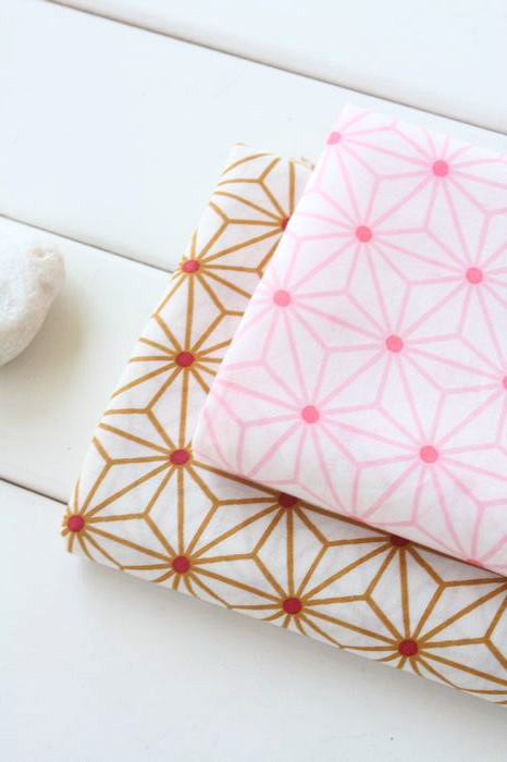 patron patchwork a faire en tissu tisse japonais