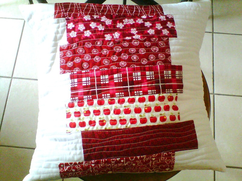 patron patchwork coussin
