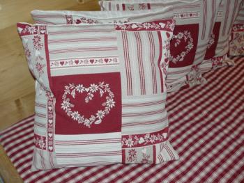 patron patchwork coussin