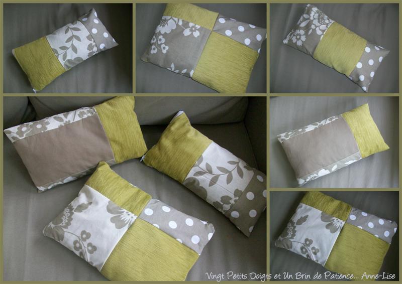 patron patchwork coussin