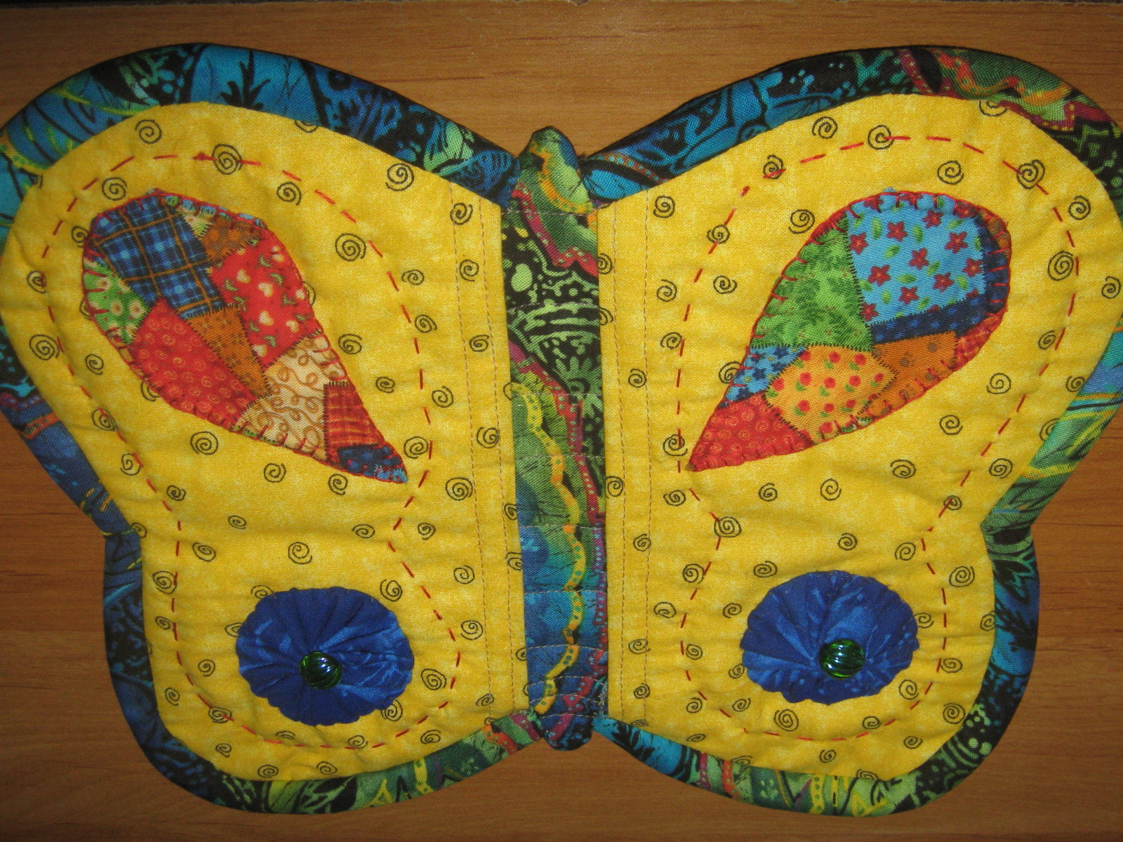 patron patchwork papillon