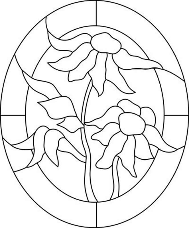 patron patchwork vitrail
