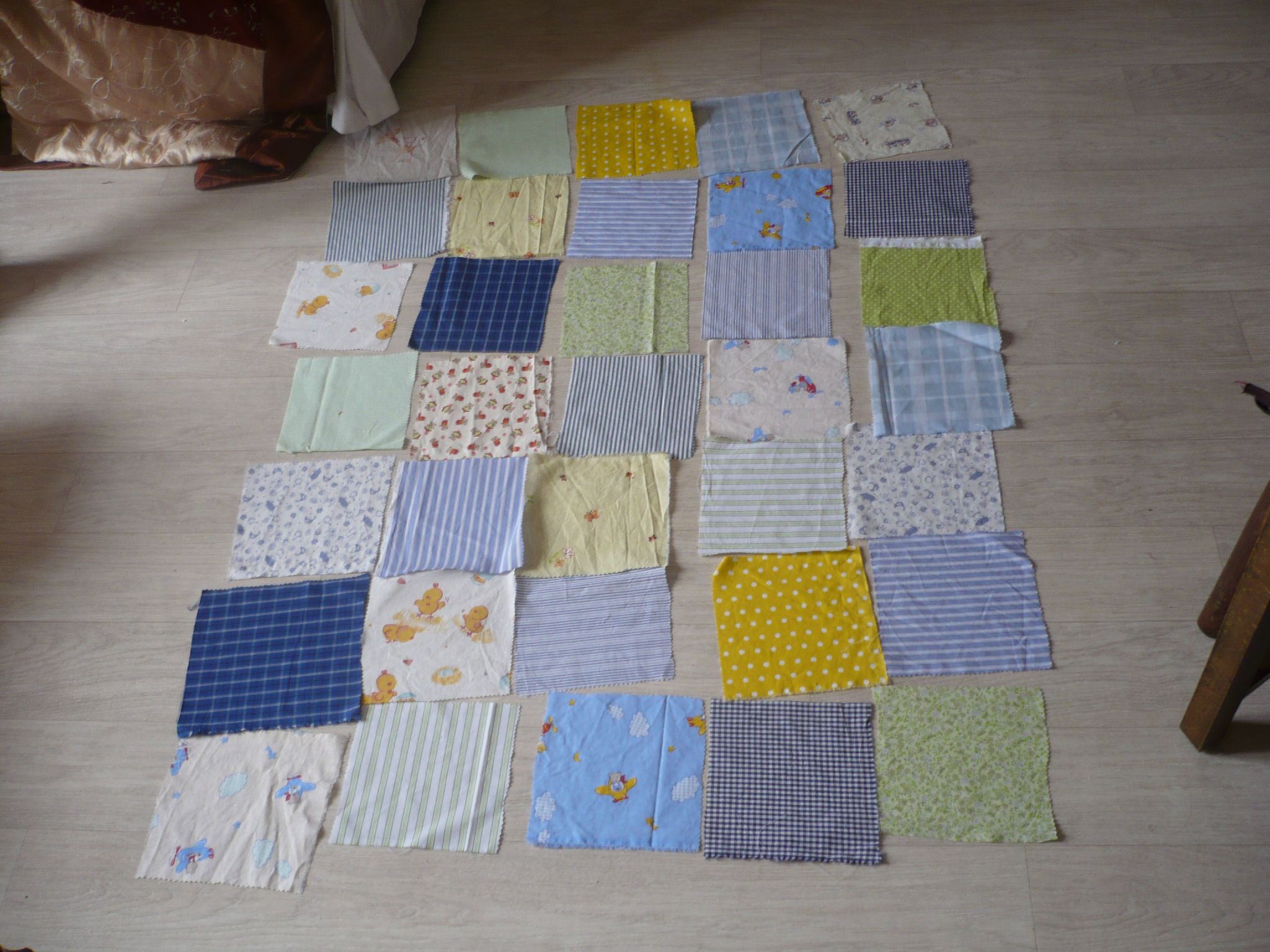 patron plaid patchwork bebe