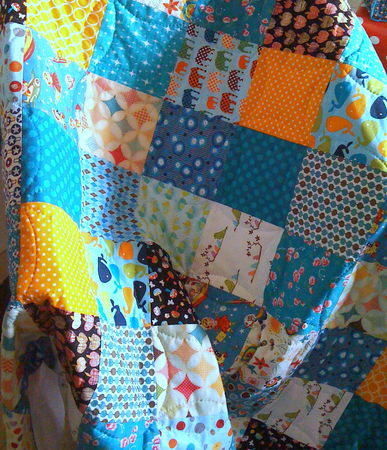patron plaid patchwork bebe