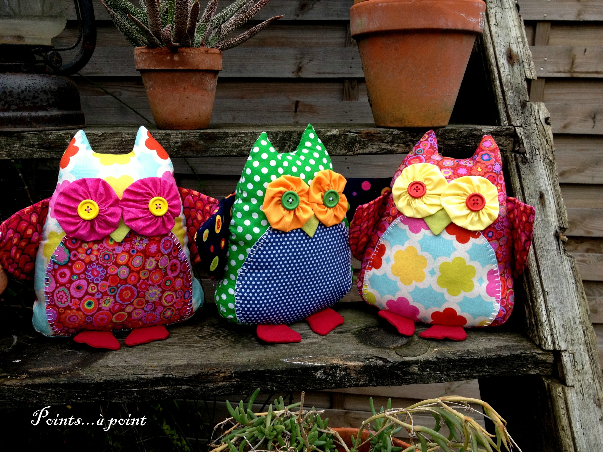 patron chouette patchwork