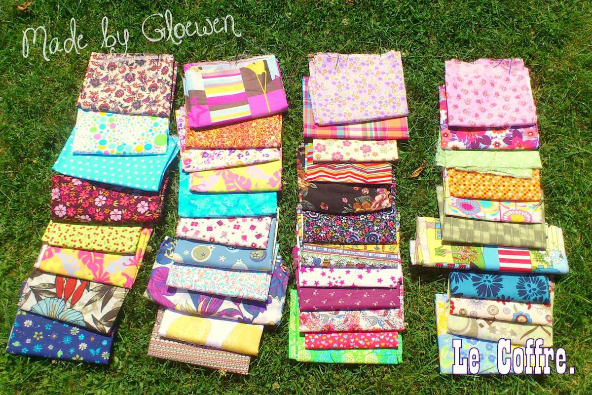 patron couverture patchwork tissu